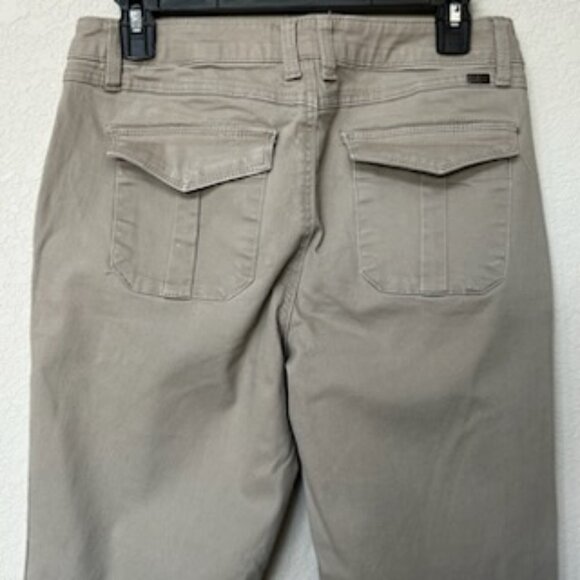 NWOT 1822 Very Soft Olive Green Khaki Denim Stretchy Mid Rise Jeans Pants - Picture 7 of 8